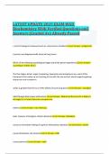 LATEST UPDATE 2025 EXAM WGU Biochemistry With Verified Questions and Answers &lpar;Graded A&plus;&rpar; Already Passed
