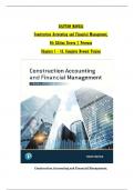 Construction Accounting and Financial Management&comma; 4th Edition Solution Manual by Steven J&period; Peterson&comma; Verified Chapters 1 - 18&comma; Complete Newest Version