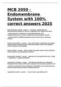 MCB 2050 - Endomembrane System with 100- correct answers 2025&period;