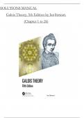 SOLUTION MANUAL For Galois Theory 5th Edition by Ian Stewart&comma;  All Chapters 1 to 26 complete Verified editon ISBN&colon;9781000644081