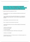 ACCS LATEST 2025 UPDATED & VERIFIED Practice Exam with Certified Questions & 100&percnt; Correct Answers &lpar;Graded A&plus;&rpar; 100&percnt; Success