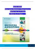 Solution Manual for Medical Assisting Administrative & Clinical Competencies &lpar;MindTap Course List&rpar; 9th Edition by Michelle Blesi&comma; Verified Chapters 1 - 58&comma; Complete Newest Version