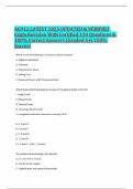 AG912 LATEST 2025 UPDATED & VERIFIED Exam Revision With Certified 130 Questions & 100&percnt; Correct Answers &lpar;Graded A&plus;&rpar; 100&percnt; Success