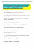All HAZWOPER ACTUAL 2025 LATEST UPDATE Quiz&sol; Exam with verified &lpar;300&rpar; Question and Answers &lpar;Graded A&plus;&rpar; 100&percnt; Success