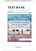 Test Bank for Ebersole and Hess' Gerontological Nursing and Healthy Aging in Canada 3rd Edition by Veronique Boscart ISBN 9780323778749&comma; All Chapters &vert; Complete Study Guide &vert;&vert; Grade A&plus;
