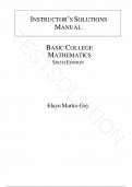 Solution Manual for Basic College Mathematics 6th Edition Elayn Martin-Gay&comma; All Chapters 1-21&period;