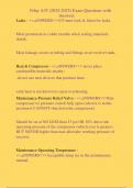Fdny A35 &lpar;2024-2025&rpar; Exam Questions with  Answers