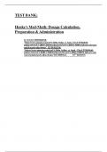 Test Bank - Henke's Med-Math Dosage-Calculation&comma; Preparation&comma; and Administration&comma; 10th Edition &lpar;Buchholz&comma; 2023&rpar; All chapters