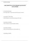 CRSS 3060 FINAL EXAM 2024&sol;2025 QUESTIONS AND ASWERS