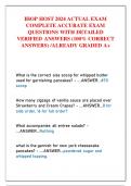 IHOP HOST 2024 ACTUAL EXAM COMPLETE ACCURATE EXAM QUESTIONS WITH DETAILED VERIFIED ANSWERS &lpar;100&percnt; CORRECT ANSWERS&rpar; &sol;ALREADY GRADED A&plus;