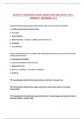 BCN3761 MIDTERM EXAM QUESTIONS AND WITH 100&percnt; CORRECT ANSWERS &lpar;A&plus;&rpar;