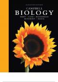 Campbell Biology 11th Edition BY URRY updated 2024&sol;2025 A&plus;