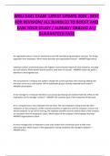 WGU D441 EXAM LATEST UPDATE 2024 &semi; BEST  FOR REVISION&sol; ALL BUNDLED TO BOOST AND  EASE YOUR STUDY &sol; ALREADY GRADED A&plus;&sol;  GUARANTEED PASS
