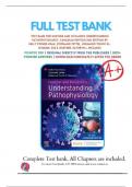 Test Bank for Understanding Pathophysiology 6th Edition by Sue E&period; Huether & Kathryn L&period; McCance&comma; All Chapters 1-42&comma; A&plus; guide&period;