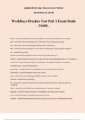 WorkKeys Practice Test Part 1 Exam Study Guide&period;