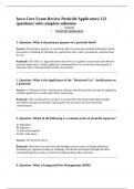 Iowa Core Exam Review Pesticide Applicators&vert; 122 questions&vert; with complete solutions