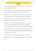 Texas Landscape Irrigation Exam with 100&percnt; Correct Answers