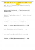 ESB V2 Certification Exam 2024&sol;2025 With 100&percnt; Correct Answers
