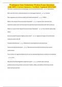 Washington State Esthetician Written Exam Questions with 100&percnt; Correct Answers &vert; Verified &vert; Updated 2024&sol;2025