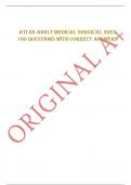 Exam &lpar;elaborations&rpar; ATI RN ADULT MEDICAL SURGICAL 2023