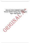 Exam &lpar;elaborations&rpar; 2024 AQA GCSE COMBINED SCIENCE