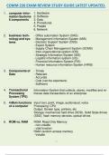 COMM 226 EXAM REVIEW STUDY GUIDE LATEST UPDATED&period;