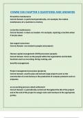 COMM 226 CHAPTER 3 QUESTIONS AND ANSWERS