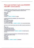 West coast emt block 2 quiz exam 2024&sol;2025 with 100&percnt; correct answers