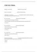 CSD 321 FINAL Real Practice Exam Questions And Detailed Answers&period;