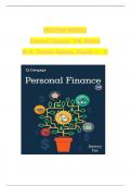SOLUTION MANUAL for Personal Finance&comma; 14th Edition by Thomas Garman&comma; &comma; Fox Jonathan&comma; Raymond E&period; Forgue&comma; ISBN-13&colon; 9780357901496&period; &lpar;All 17 Chapters&rpar;