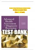 Test Bank For Advanced Health Assessment and Diagnostic Reasoning&comma; 4th Edition by Jacqueline Rhoads&comma; All Chapters 1 - 18&comma; Verified Newest Version