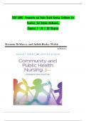 TEST BANK FOR COMMUNITY AND PUBLIC HEALTH NURSING Evidence for Practice 3rd EDITION BY ROSANNA DEMARCO 2024