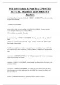 PSY 210 Module 2&colon; Part Two UPDATED ACTUAL Questions and CORRECT  Answers