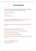  CCJS 100 EXAM &num;1 QUESTIONS AND ANSWERS 2024