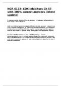 NGR 6172- COX-Inhibitors Ch 57 with 100- correct answers &lpar;latest update&rpar;&period;