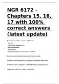 NGR 6172 - Chapters 15&comma; 16&comma; 17 with 100- correct answers &lpar;latest update&rpar;&period;