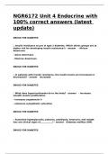 NGR6172 Unit 4 Endocrine with 100- correct answers &lpar;latest update&rpar;&period;