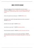  IBEC STATE EXAM QUESTIONS AND ANSWERS 2024