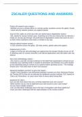 ZSCALER QUESTIONS AND ANSWERS