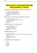 PRIVATE PILOT- GLIDER WRITTEN EXAM GUIDE CHAPTER 1 &vert; ESTUDY