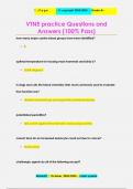 VTNE practice Questions and  Answers &lpar;100&percnt; Pass&rpar;