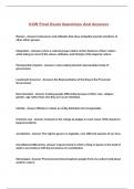 CCW Final Exam Questions And Answers