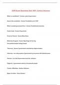 CCW Exam Questions And 100&percnt; Correct Answers