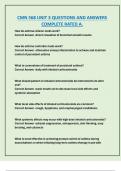CMN 568 UNIT 3 QUESTIONS AND ANSWERS  COMPLETE RATED A&period;
