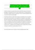 AEM Exam Prep Questions and  answers already passed &vert; Graded  A&plus;