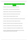NUSA 401 Exam 1 &vert;Questions with 100&percnt; correct answers