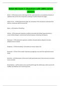 NUSA 401 Exam 2 &vert;Questions with 100&percnt; correct answers