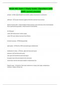 NUSA 401 Exam 3 Study Guide &vert;Questions with  100&percnt; correct answers