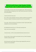 2024 NNAAP&reg; Nurse Aide Practice Written Exam Packet with Verified solutions&vert; Rated A&plus;