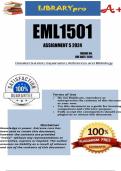 EML1501 Assignment 5 &lpar;QUESTIONS & ANSWERS&rpar; 2024